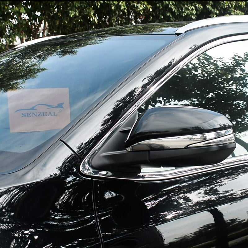 Senzeal ABS Chrome Side Rearview Mirror Trim Cover for Toyota Highlander 2014 2015 2016 2017 2018 2019 2PCS - Image 2